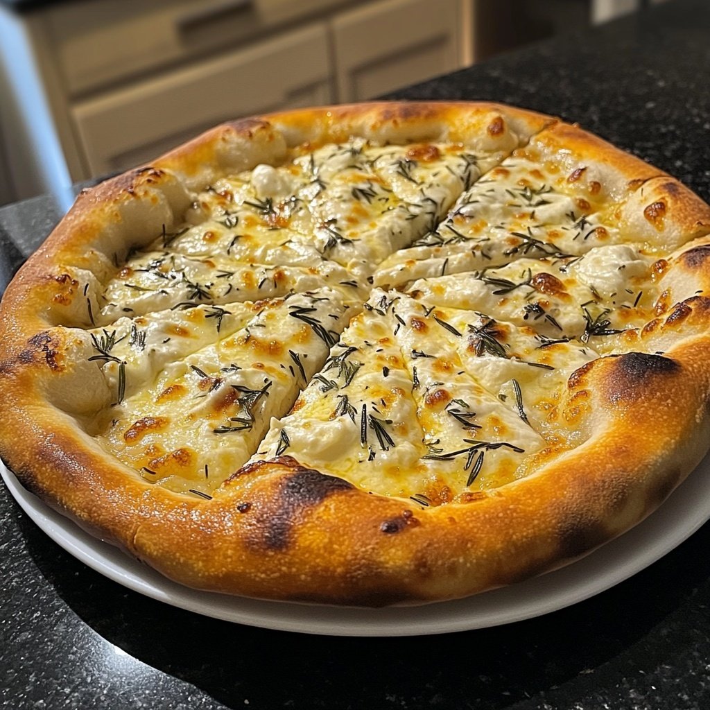 Pizza Bianca mit Rosmarin