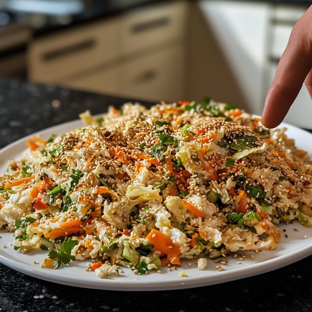 Asiatischer Salat mit Chinakohl & Sesam-Dressing