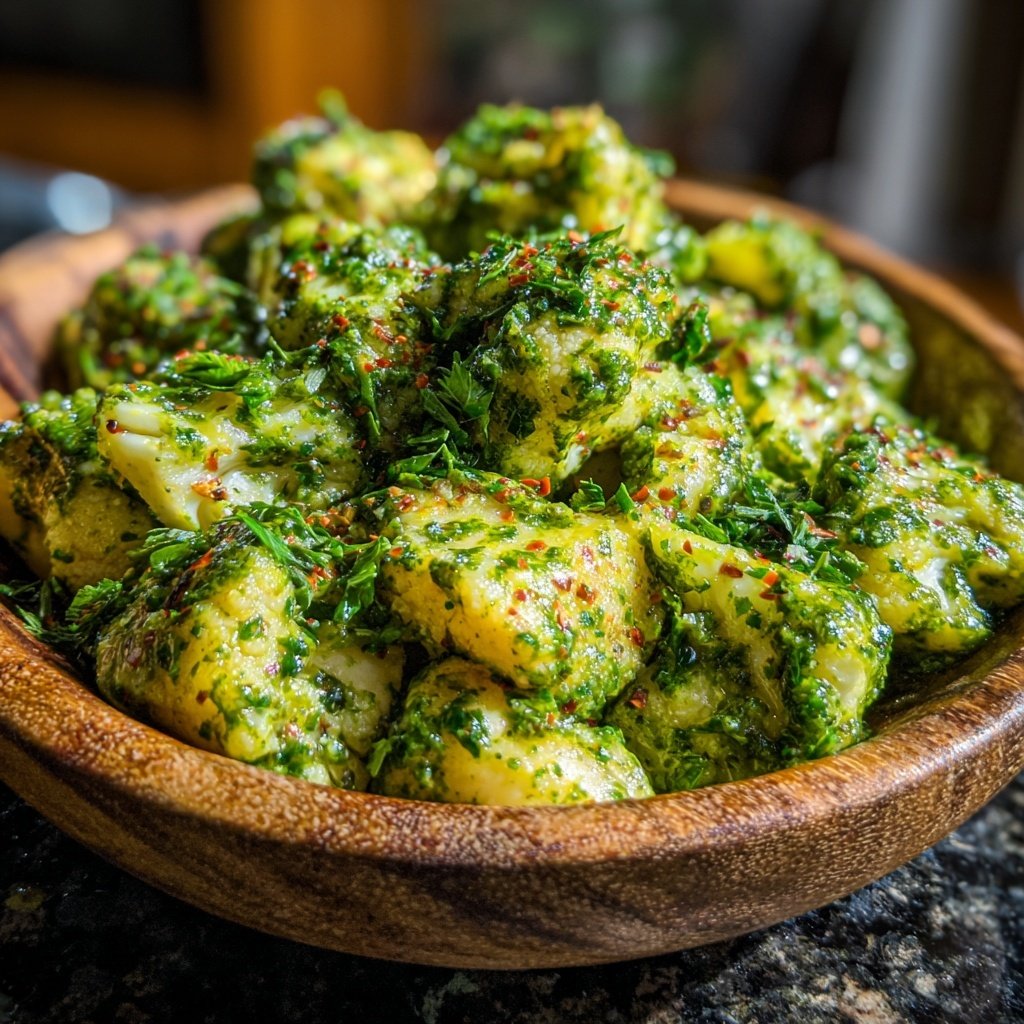Blumenkohl mit Petersilienpesto