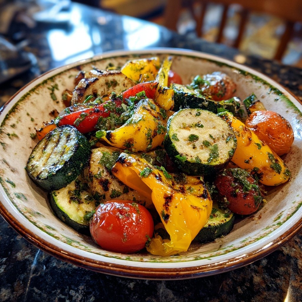 Grillgemüse Mit Kräuter Marinade