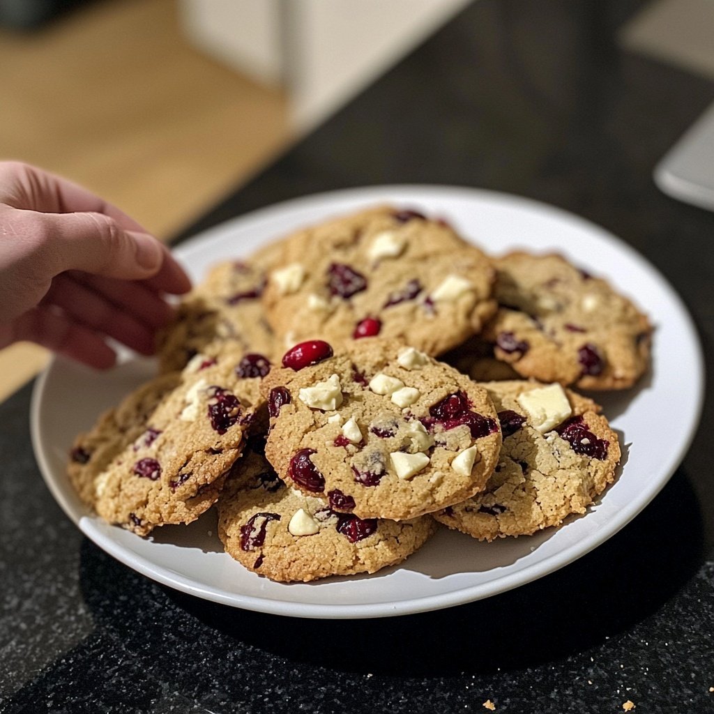 Cranberry-Weiße-Schokolade-Kekse