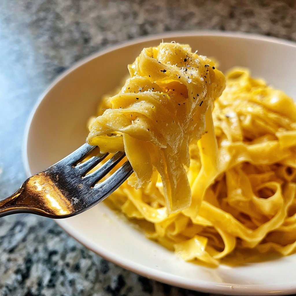 Tagliatelle mit Zitronenbutter