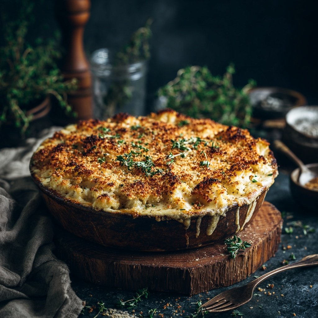 Blumenkohl Gratin Mit Käse