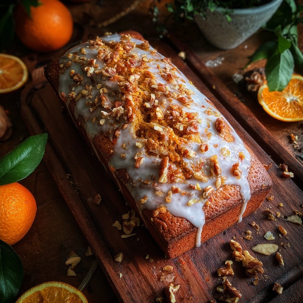 Karottenkuchen Mit Orangen Saft