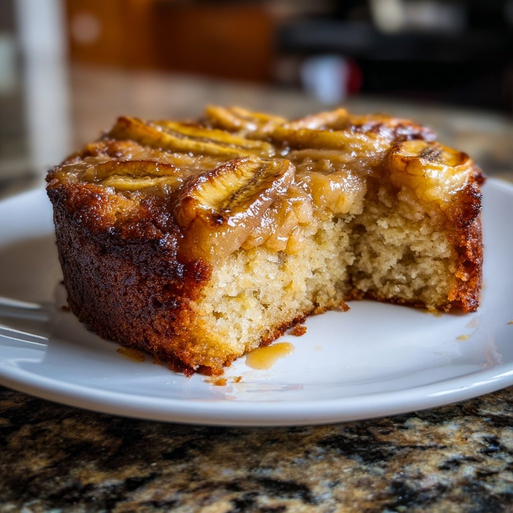 Bananenkuchen mit Apfelmus