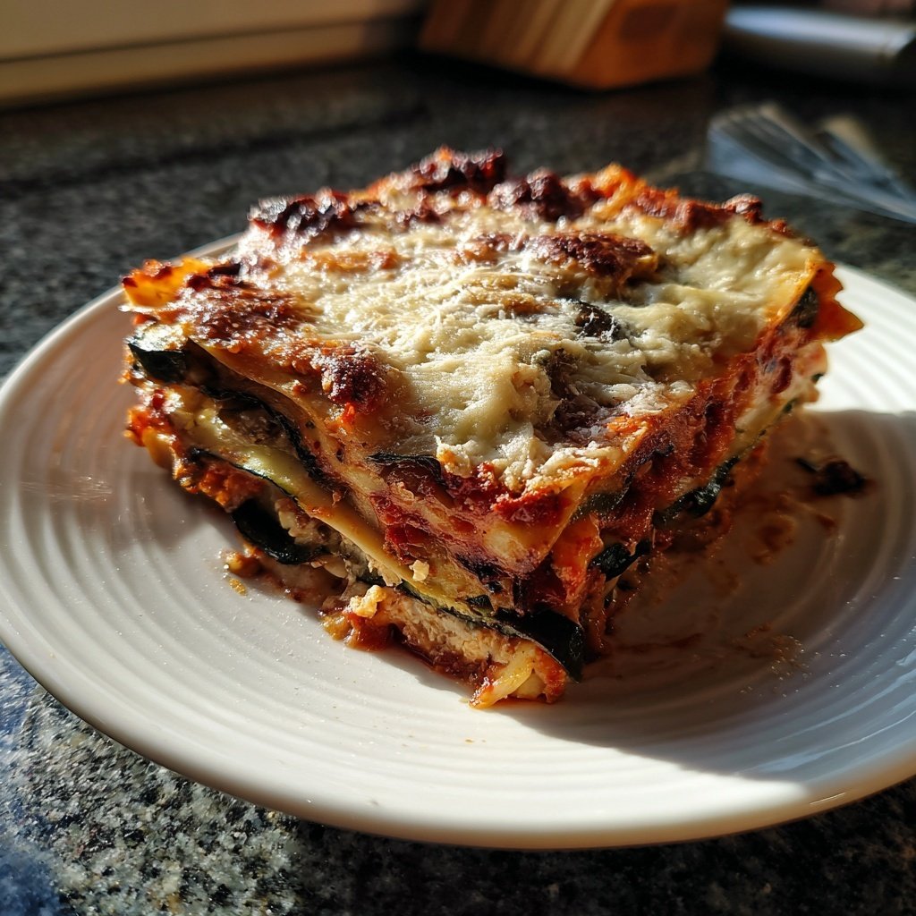 Lasagne mit Zucchini und Aubergine