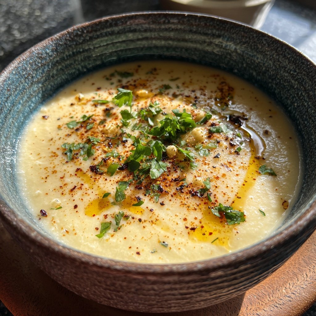 Blumenkohl Suppe Mit Muskat