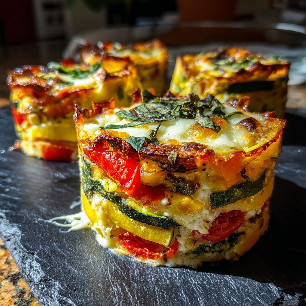 Abendessen mit Gemüseauflauf