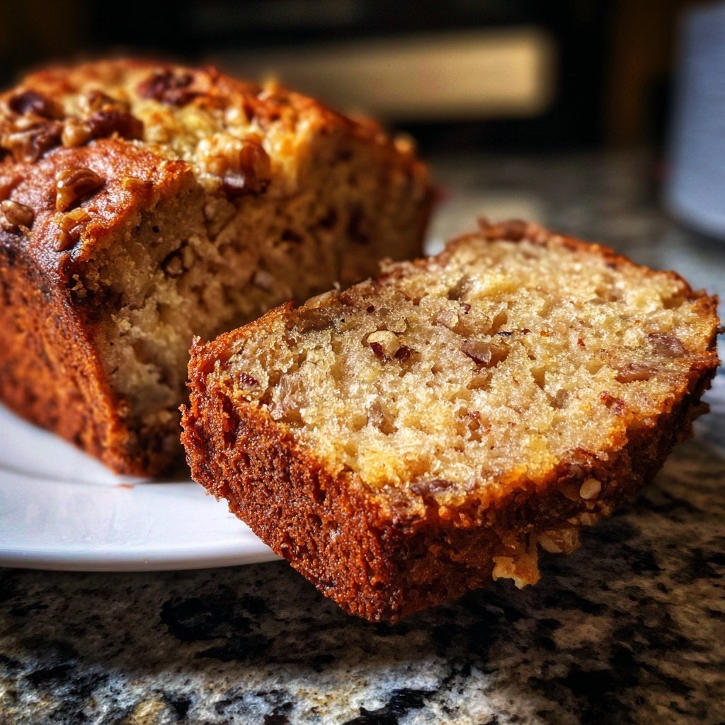 Einfaches Bananenbrot