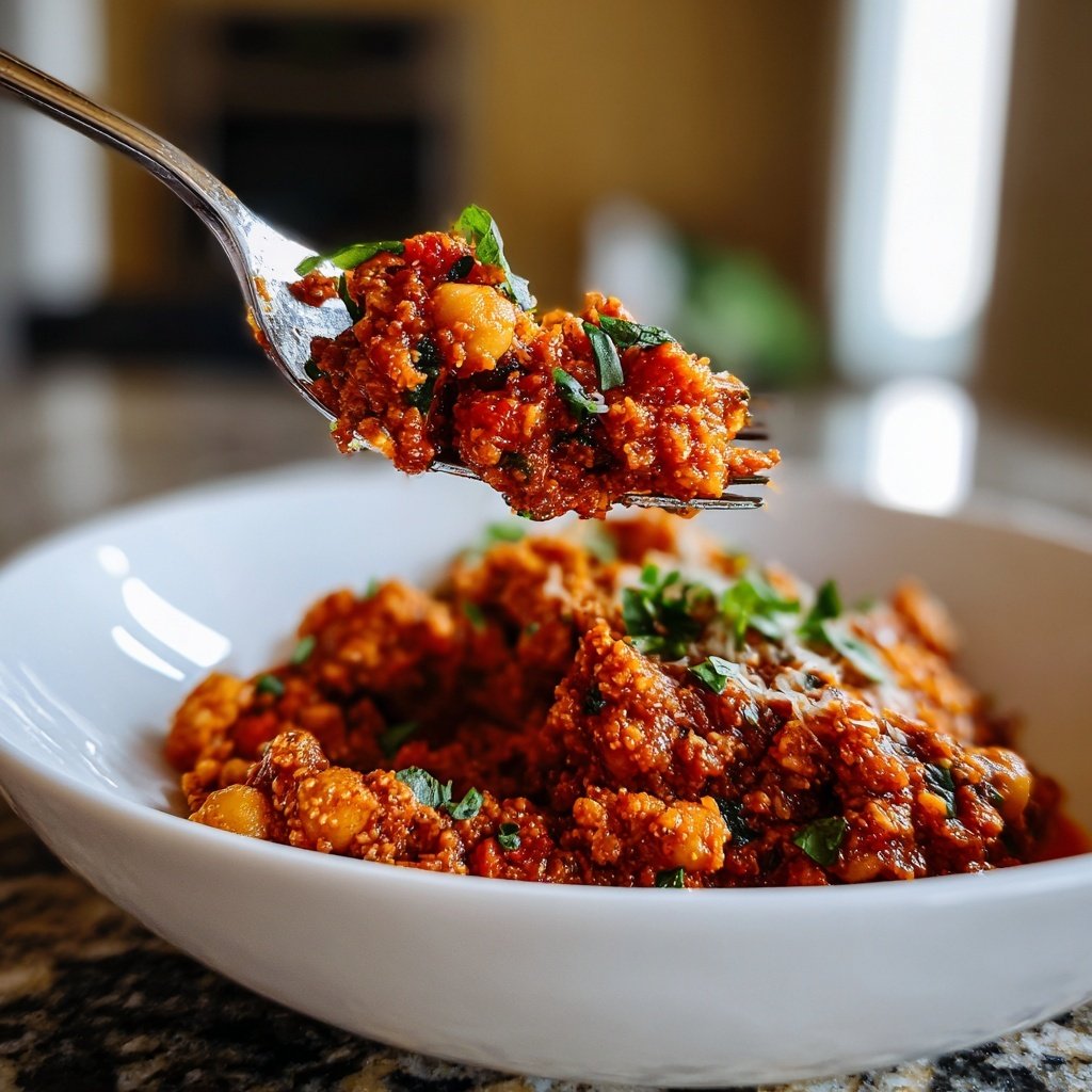 Kichererbsen-Bolognese